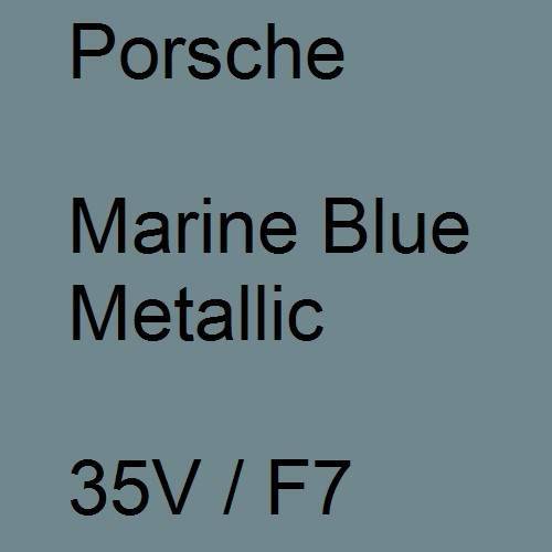 Porsche, Marine Blue Metallic, 35V / F7.